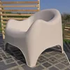 Gartenstuhl Stapelbar - 1 Stück - Beige - Wetterfest - Produktbild-Vorschau 2