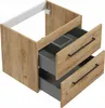 Badezimmerschrank mit Waschbecken 50 x 40 cm Eiche Craft Produktbild-Vorschau 2