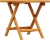 A wooden folding side table against a white background. Produktbild-Vorschau