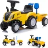 Tracteur de brouette avec remorque New Holland jaune Voir les images du produit 1