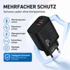40W USB-C GaN Ladegerät mit 2m USB-C Ladekabel (20W) - Produktbild-Vorschau 3