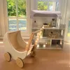 Puppenwagen aus Holz – Lauflernwagen für Babys - Produktbild-Vorschau 8