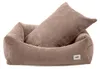 CAFIDE Snozy Hundebett Cord Mokka M, 75 x 60 x 20 cm Produktbild-Vorschau 1
