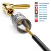 deleyCON Bananenstecker Set 90° gewinkelt, vergoldet, Produktbild-Vorschau 3