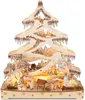 BRUBAKER 3D Lichterbogen - LED Schwibbogen - Tannenbaum Produktbild-Vorschau 2