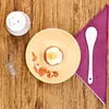 Ritzenhoff 6x Jasper Eierbecher mit Ablage Vanille Steingut Produktbild-Vorschau 4