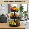 Étagère à fruits eluno, corbeille à pain ronde à 3 étages, Voir les images du produit 3