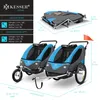 KESSER® Kinderanhänger Fahrradanhänger 360° Drehbar mit Produktbild-Vorschau 7