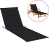 vidaXL Cuscino per sdraio nero 200x70x3 cm Tessuto Oxford Anteprima dell’immagine prodotto 14
