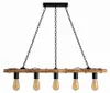 Hängelampe Metall E27 H: max. 85 cm geflammtes Holz Schwarz Produktbild-Vorschau 2