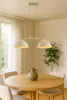 KAR LIGHTING Pendellampe 2-flammig Beige – Moon Ecru Produktbild-Vorschau 6