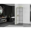Mexen Kioto Walk-in-Duschwand 70 x 200 cm, schwarzes Muster Produktbild-Vorschau 2