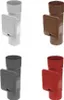 A collage of four different colored drainpipe cleaning accessories, each with a small flap. Podgląd zdjęcia produktu