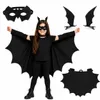 Fledermaus Kostüm Kinder 4 in 1 – Halloween Set ab 4 Jahren Produktbild-Vorschau 1