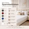 Microfaser Marke Spannbettlaken  120 x 200 cm + 30 cm Produktbild-Vorschau 5