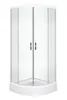 Kerra Xenia Duo 80x80 Duschkabine mit Duschwanne, weiß Produktbild-Vorschau 1