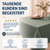 Leinen Tischdecke 140 cm rund dunkelgrün Produktbild-Vorschau 4