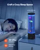 A child sleeping next to a jellyfish lava lamp on a nightstand. Anteprima dell’immagine prodotto