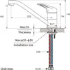 Auralum Küchenarmatur 360° schwenkbare Hochdruck Wasserhahn Produktbild-Vorschau 10