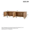 Merax TV Lowboard TV-Schrank mit 4 Türen und 2 Staufächer,  Produktbild-Vorschau 8