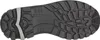 The sole of a black boot is shown from an underneath view against a white background. Anteprima dell’immagine prodotto