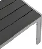 DEGAMO Gartenbank Hockerbank SORANO 2-sitzer, Aluminium Produktbild-Vorschau 4