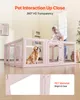 SucceBuy Caisse de mise bas pour chiots, 1540x1500x600 mm, Voir les images du produit 2