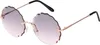 Damen Sonnenbrille Rund Form Designer 80er Modern Urlaub Produktbild-Vorschau 1