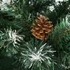 Sapin de Noël artificiel avec pommes de pin et support Voir les images du produit 8