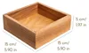 Caja de almacenamiento de madera Creative Deco, 15 x 15 x 5 Vista previa de la imagen del producto 3