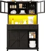 Armadio da cucina Sweiko (105×38,4×180 cm), mobile alto da Anteprima dell’immagine prodotto 9