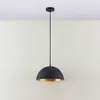 Lindby Hängeleuchte Leya, schwarz/gold, Metall, Ø 30 cm, Produktbild-Vorschau 10