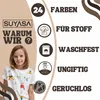 SUYASA 24er Textilstifte, Stoffmalstifte Waschfeste - Produktbild-Vorschau 3