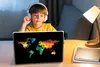 MuchoWow® Laptop Aufkleber Sticker Cover Weltkarte - Produktbild-Vorschau 3