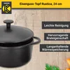Karl Krüger 61024 Gusseisen Topf Rustica mit Deckel - Produktbild-Vorschau 2
