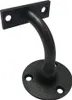 A black metal handrail bracket is shown against a white background. Produktbild-Vorschau