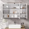 Mobile a specchio per il bagno Vicco Lavio Bianco 100 x 60 Anteprima dell’immagine prodotto 6