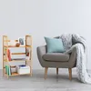 Étagère sur pied Relaxdays en bambou et bois, 3 tablettes, Voir les images du produit 2