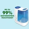 A humidifier with text promoting its features. Podgląd zdjęcia produktu