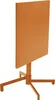 Set aus 70 cm Tisch und 2 karamell Gartensesseln aus Metall Produktbild-Vorschau 5