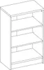 Regal >Olli< in Buche - 54x86x34cm (BxHxT) Voir les images du produit 2