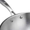 Relaxdays Wok, średnica 32 cm, stal nierdzewna bez powłoki, Podgląd zdjęcia produktu 7
