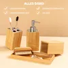 bremermann Badezimmer-Set 4-tlg., Bambus, Produktbild-Vorschau 3