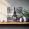 Tulup Glasuhr Wanduhr Küchenuhr Echt-Glas 30x30 cm Modern Produktbild-Vorschau 2