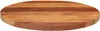 vidaXL Tischplatte Massivholz Akazie Rund 25-27 mm 50 cm Produktbild-Vorschau 5