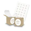 itenga SET Alles Gute (Motiv123) 24x Würfel 5cm braun + Produktbild-Vorschau 1