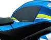 Motorrad Tankpads aus griffigem Gummi Schwarz für Suzuki Produktbild-Vorschau 2