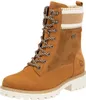 A single brown lace-up boot is shown against a white background. Produktbild-Vorschau