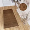 Läufer Shaggy Hochflor Langflor Braun Modern Wohnzimmer Produktbild-Vorschau 1