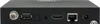 The back panel of a black satellite receiver is shown, displaying various ports. Produktbild-Vorschau